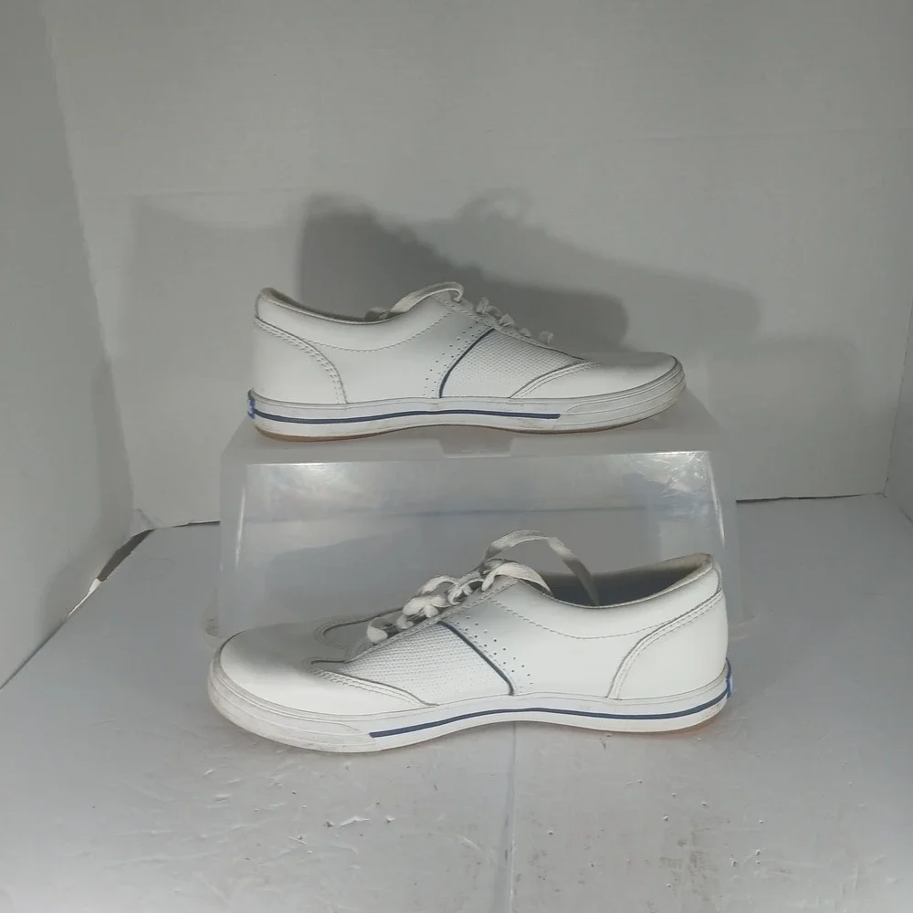 Keds WH60071 Sneakers 7.5 White Blue Low Top Dream Foam Memory Foam Classic